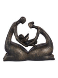 Libra Interiors Bronze Caring Family Sculpture