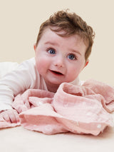 Next MORI Pink Cotton Large Muslin Square- Buy online at McGrocer