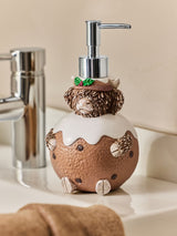 Next Brown Hamish Christmas Pudding Soap Dispenser- Buy online at McGrocer
