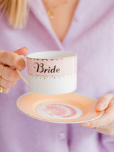 Next Yvonne Ellen Multi Bride Stoneware Teacup and Saucer- Buy online at McGrocer