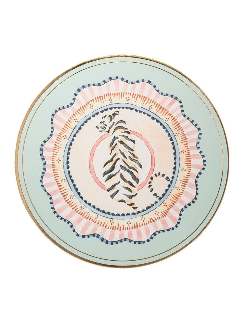 Yvonne Ellen set of 4 multi corkback round placemats (British brand)