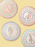 Yvonne Ellen set of 4 multi corkback round placemats (British brand)