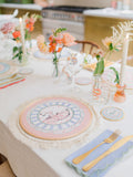 Yvonne Ellen set of 4 multi corkback round placemats (British brand)