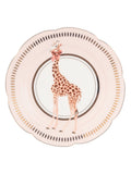 Yvonne Ellen multi animal print tea plates set of 4 (British brand)