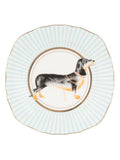 Yvonne Ellen multi animal print tea plates set of 4 (British brand)