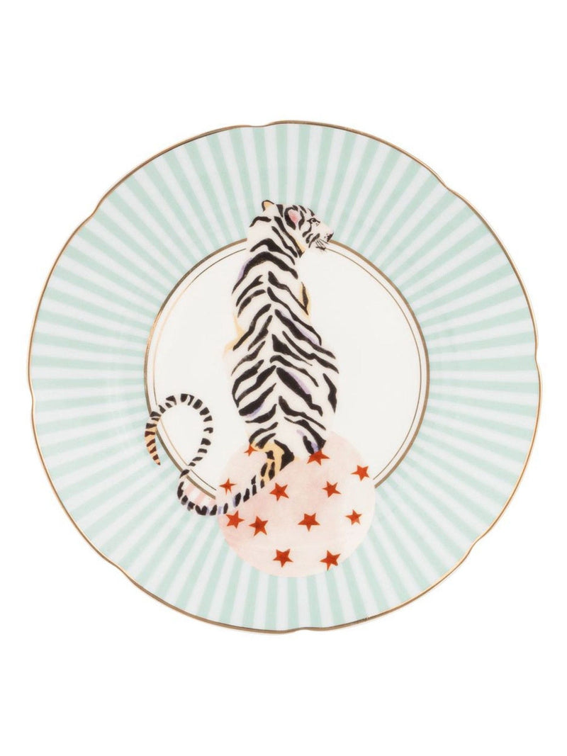 Yvonne Ellen multi animal print tea plates set of 4 (British brand)