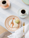 Yvonne Ellen multi animal print tea plates set of 4 (British brand)