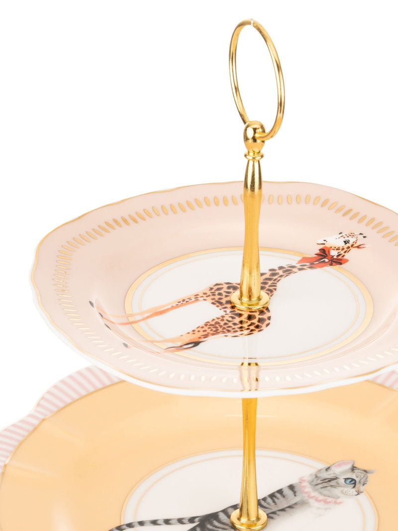Yvonne Ellen Multi Animal 3 Tier Cake Stand (British brand)