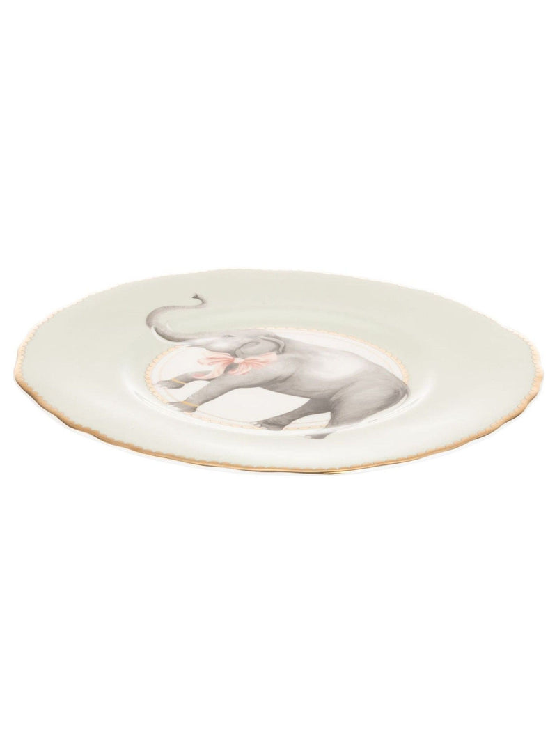 Yvonne Ellen multi elephant sandwich plate 23cm (British brand)