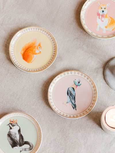 Next Yvonne Ellen Set of 4 Multi Ceramic Coasters- Buy online at McGrocer