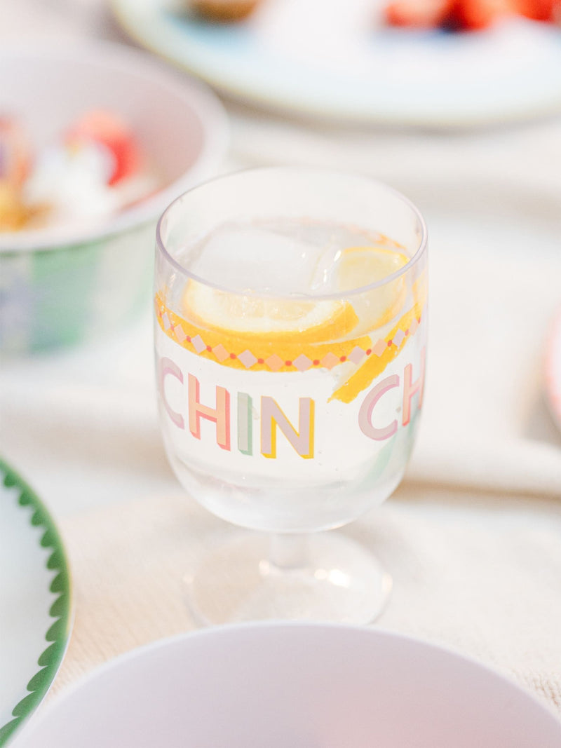 Yvonne Ellen clear picnic wine glasses set of 4 (British brand)