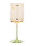 Yvonne Ellen multi bee wine glasses set of 2 (British brand)