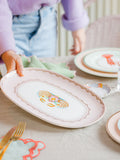 Yvonne Ellen Multi Crab stoneware platter 24cm x 34cm (British brand)