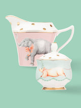 Next Yvonne Ellen Multi Elephant Mouse Milk Jug and Sugar Pot Set Ceramic Tableware Set- Buy online at McGrocer
