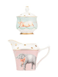 Yvonne Ellen Elephant Mouse milk jug and sugar pot set (British brand)