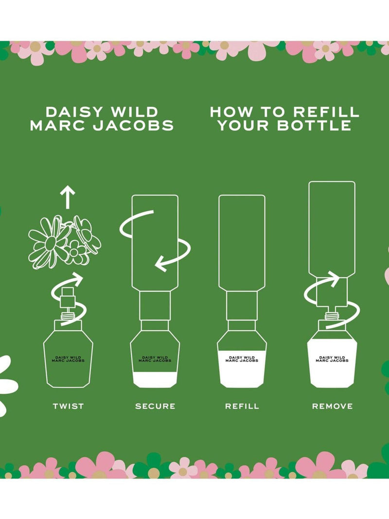 Marc Jacobs Daisy Wild Eau de Parfum Refill 150ml, imported from the UK