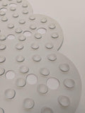 Showerdrape White Petal Flower Bath Mat 74cm, UK version