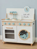 My 1st Years personalised wooden kitchen play set, imported from the UK
