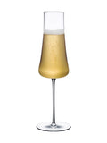 Nude Clear Stem Zero Volcano Champagne Glass