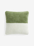 MADE.COM Green Lori tufted berber cushion, imported from the UK