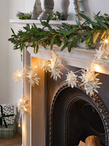Next White Lit Paper Snowflake Christmas Garland 150cm- Buy online at McGrocer