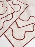 Dusty rose napkins set of 4 40cm x 40cm (British brand)