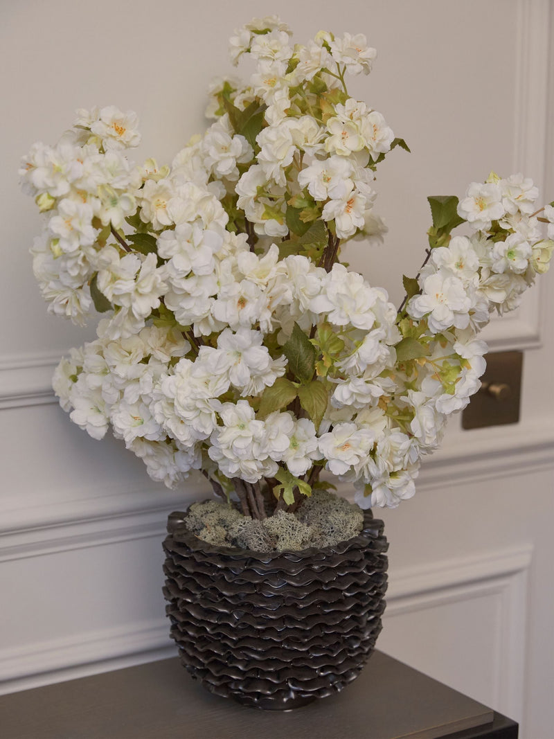 Sixty3 bronze petal vase 18cm height (British brand)