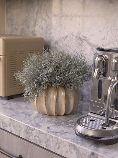 Next Sixty3 Styled Natural Lydia Pot Ceramic Planter Small- Buy online at McGrocer