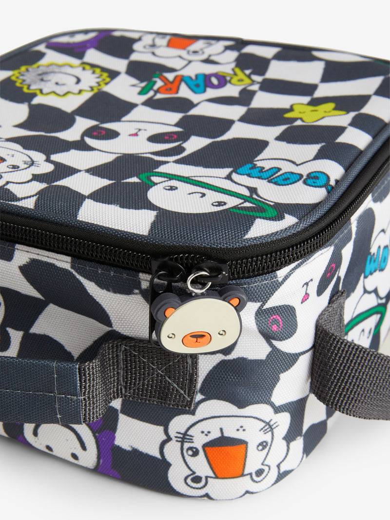 Check fun faces lunch bag and water bottle - British product