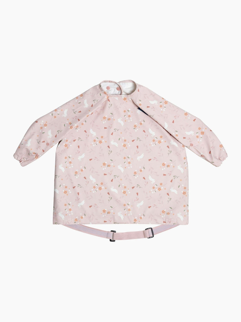 Bibado coverall weaning bib pink botanical bunnies - British product