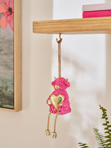 Next Pink Hamish Highland Cow Heart Hanging Decoration Room Decoration 15x7x7cm- Buy online at McGrocer