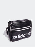 adidas Originals black airliner bag faux leather 17.7L, imported from the UK