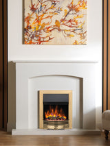 Next Dimplex Brass Helmsdale Inset Electric Fireplace- Buy online at McGrocer