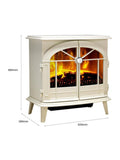 Dimplex cream Fullerton double door electric stove (British brand)