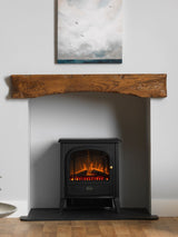 Next Dimplex Courchevel Optiflame Free Standing Electric Stove Black- Buy online at McGrocer