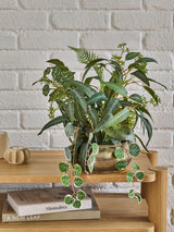 Next Artificial Plant in Metal Bowl Indoor Decor 40cm x 30cm x 52cm- Buy online at McGrocer