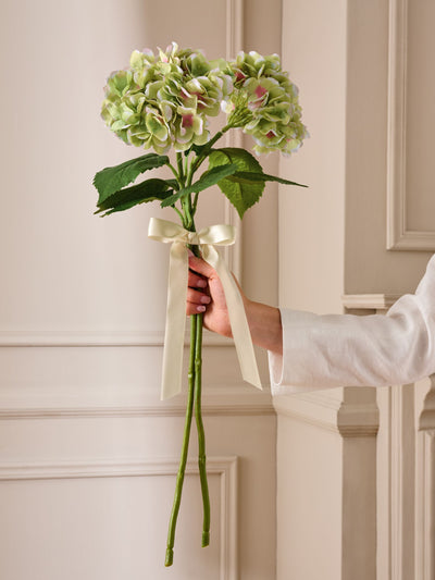 Next Green Artificial Hydrangea Stems Home Decor (2 Pack)- Buy online at McGrocer