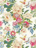 Sanderson Lotus Pink Emperor Peony wallpaper sample (British brand)