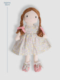 JoJo Maman Bébé ditsy rag doll with floral dress - British product