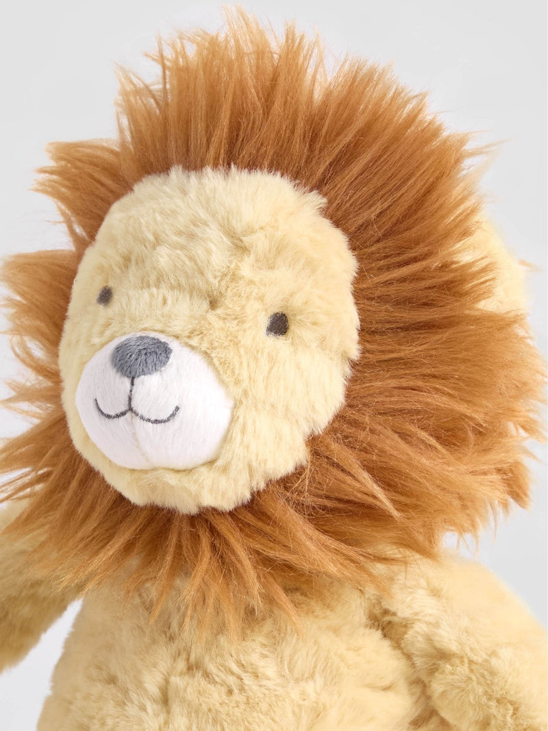 JoJo Maman Bébé yellow lion plushie medium, UK version
