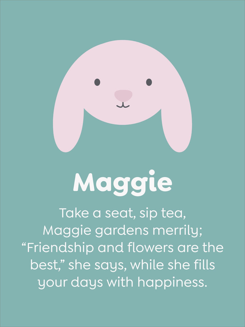 JoJo Maman Bébé Maggie pink bunny plush toy medium, imported from the UK
