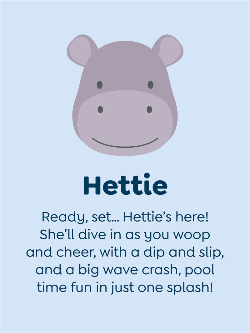 JoJo Maman Bébé Hettie Hippo soft toy medium - British product