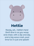 JoJo Maman Bébé Hettie Hippo soft toy medium - British product