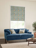 William Morris roller blind blue Woodland Weeds (British brand)