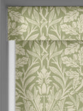 William Morris Lichen Green Acorn made to measure roller blind (British brand)