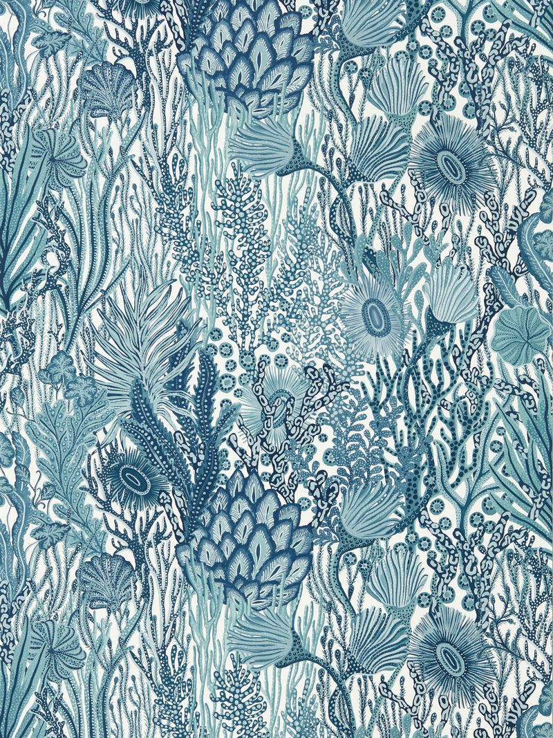 Harlequin wallpaper sample with coral reef design, 100% paper (British brand)
