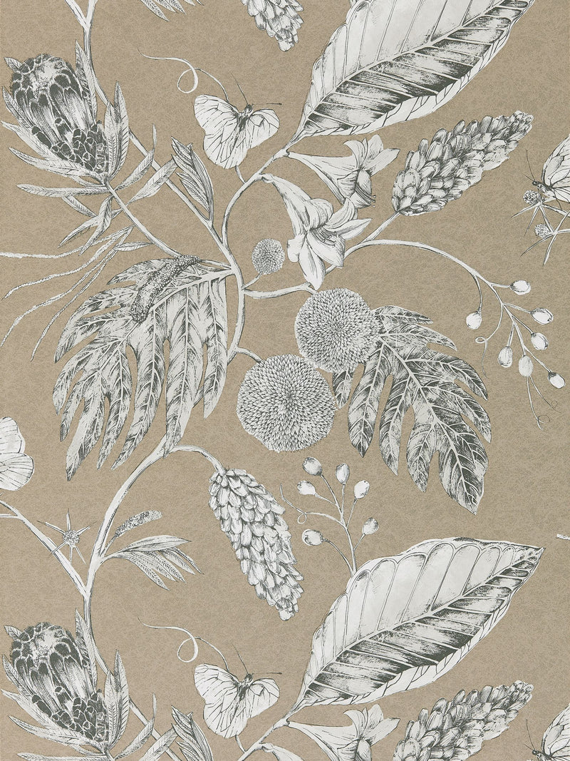 Harlequin Pebble Amborella wallpaper sample, imported from the UK