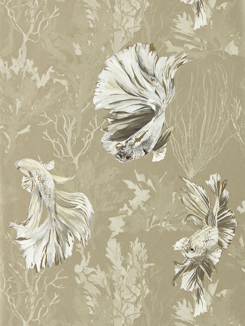 Harlequin Gilver Tranquility Halfmoon wallpaper sample, UK version