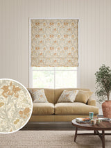 Next William Morris At Home Honey Orange Iris Roman Blind- Buy online at McGrocer