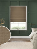 William Morris roman blind Mushroom Natural Reed, UK version